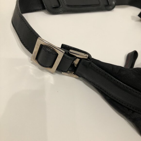 【10MK】Ferragamo Gancini Black Shoulder Bag sku# 85565 (gently used) - Picture 7 of 11